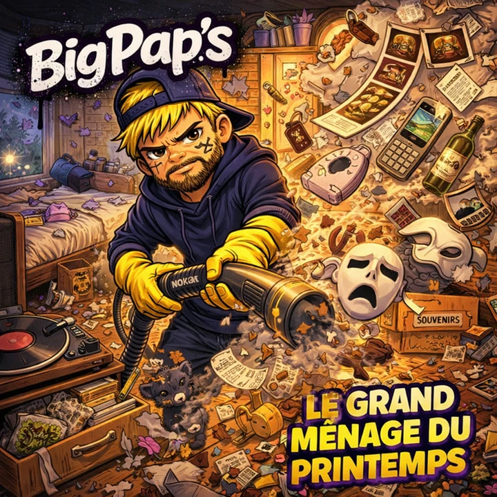 Le studio de BigPap's dans Le grand ménage du printemps