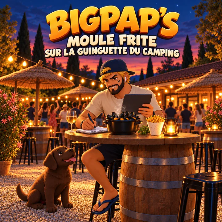 La guinguette du camping pour Moule Frite sur la Guinguette du Camping